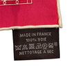HERMES 愛馬仕 GAVROCHE 45 方巾 HERMÈS SELLIER 絲綢 桃色系