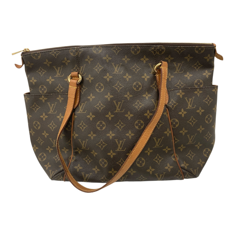 LOUIS VUITTON 路易威登 M56689 TOTALLY MM 托特包 PVC帆布 老花 棕色