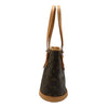 LOUIS VUITTON 路易威登 PETIT BUCKET PM 老花肩背手提包 PVC帆布 棕色 金釦