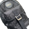 GUCCI 古馳 658631 OFF THE GRID 胸/後背包 再生尼龍 黑色 銀釦