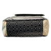 CHANEL 香奈兒 A57161 CAMELLIA LOGO 山茶花托特包 PVC帆布 米/黑色 銀釦