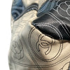 CHANEL 香奈兒 A57161 CAMELLIA LOGO 山茶花托特包 PVC帆布 米/黑色 銀釦