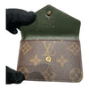 LOUIS VUITTON 路易威登 M80091 MULTI POCHETTE FÉLICIE 二合一肩背包 PVC帆布 老花 綠色 金釦
