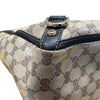 GUCCI 古馳 293580 ABBEY TOTE BAG 托特包 水晶塗層GG帆布 棕色 金釦