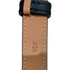LOEWE 羅威 ANAGRAM BLET 窄版皮帶 皮革 黑色/棕色 銀釦 75/30