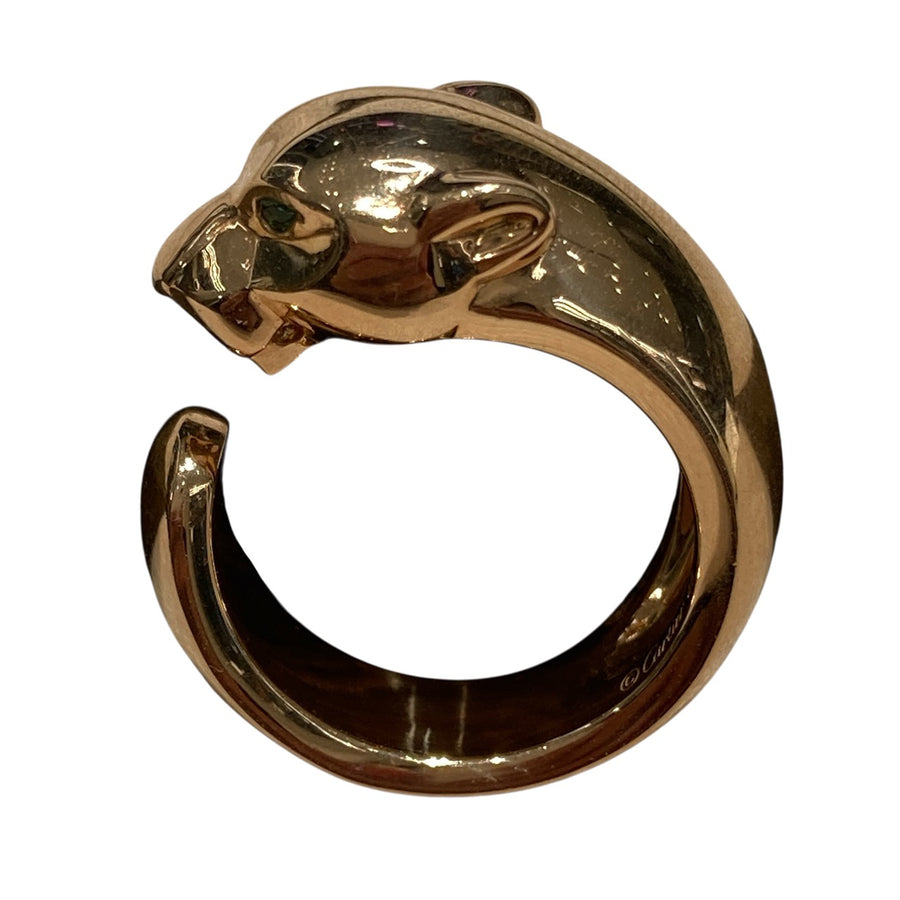 CARTIER 卡地亞 B4085946 Panthère de Cartier Ring SIZE:46 18K 玫瑰金 戒指 PG