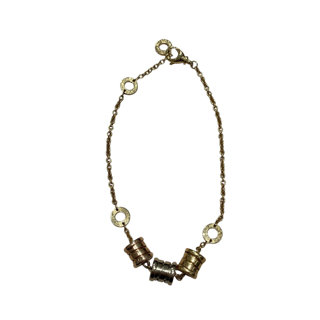 BVLGARI 寶格麗 340667 B.ZERO1 ELEMENT BRACELET 手鍊 18K金 PG WG YG