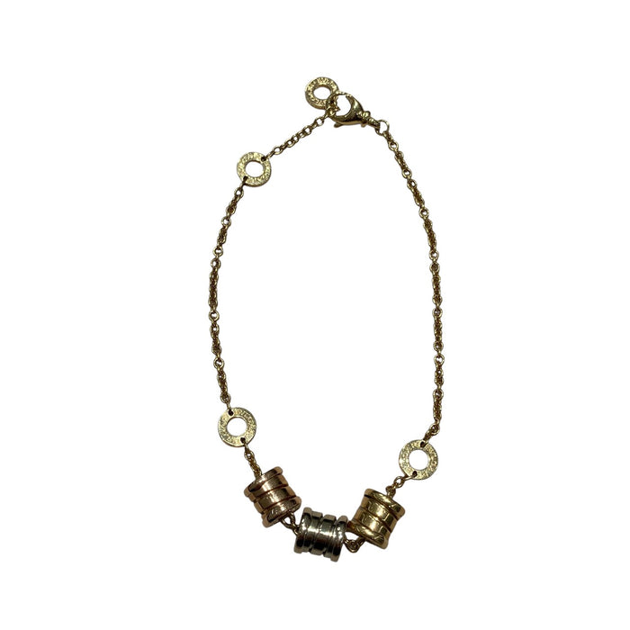 BVLGARI 寶格麗 340667 B.ZERO1 ELEMENT BRACELET 手鍊 18K金 PG WG YG