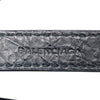 BALENCIAGA 巴黎世家 ARENA 三圈皮手環 皮革 黑色 金釦