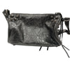 BALENCIAGA 巴黎世家 BLACK Le CAGOLE 圓筒包 皮革 鐵灰色 鎳色釦