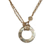 CARTIER 卡地亞 B7219500 LOVE CIRCLE DIAMOND NECKLACE 18K 項鍊 YG 鑽石