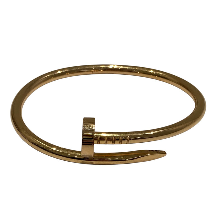 CARTIER 卡地亞 B6048115 JUSTE UN CLOU 釘子手環 SIZE:15 玫瑰金