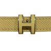 HERMES 愛馬仕 B刻印 POP H 15 BELT 皮帶 80CM 棕色 金色 淡黃色 雙色