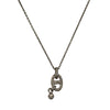 HERMÈS 愛馬仕 Chaine d'Ancre Enchainee Necklace 豬鼻子項鍊 K18 白金 豬鼻子 鑲鑽
