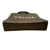CELINE 思琳 VERTICAL CABAS SMALL SIZE PVC帆布 老花 棕色 金色