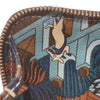 HERMES 愛馬仕 SILK IN COIN CASE 絲巾零錢包 黑色 多色 圖騰 D刻印
