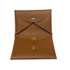 HERMES 愛馬仕 CALVI DUO 零錢包 牛皮 金棕色  Z刻印