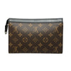 LOUIS VUITTON 路易威登 M14036 MONOGRAM GASTON 可穿戴式錢包 PVC帆布 棕色 銀色金屬