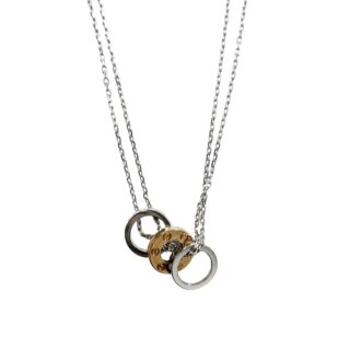 CARTIER<br>LOVE 3 RINGS NECKLACE
