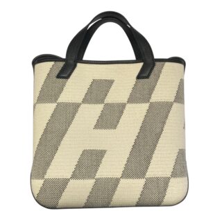 HERMES<br>CABAS H EN BIAIS 27 TOILE