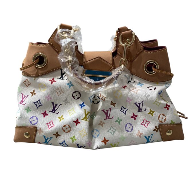 LOUIS VUITTON<br>白三彩URSULA手提包