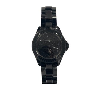CHANEL<br>BLACK INTERSTELLAR WATCH