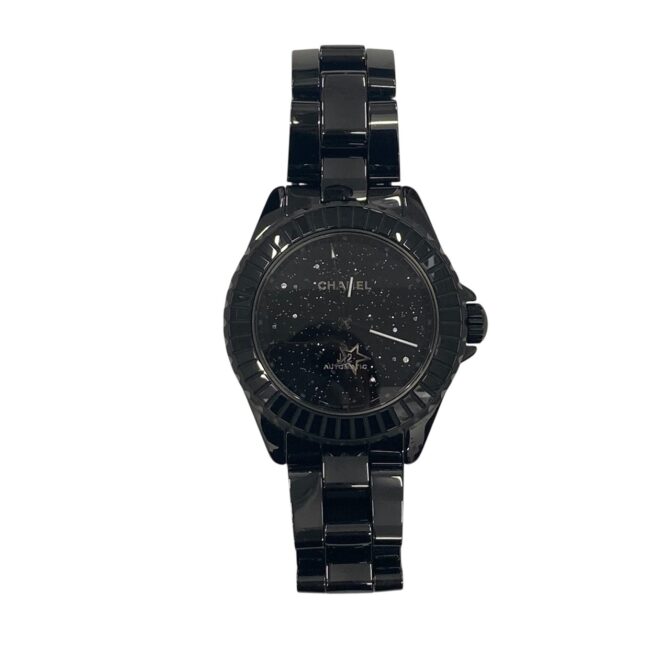 CHANEL<br>BLACK INTERSTELLAR WATCH