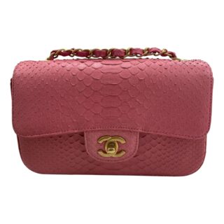 CHANEL<br>蟒蛇皮口蓋包