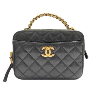 CHANEL<br>2WAY 手提肩背荔枝牛皮方盒包