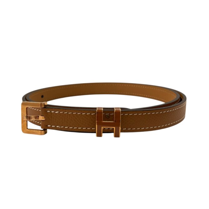 HERMES<br>BROWN POP H 15 BELT